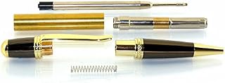Sierra Pen Kit, Gold & Gun Metal Finish, Twist Mechanism