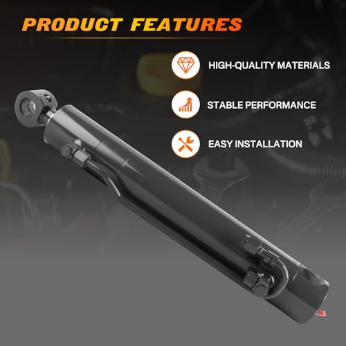 Image of 7208419 Hydraulic Bucket Tilt Cylinder Compatible with Bobcat All-Wheel Steer Loader A300 Skid S220 S250 S300 S330 Track T250 T300 T320