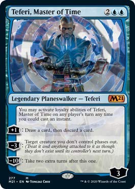 Magic: The Gathering - Teferi, Master of Time (277) - Alternate Art - Core Set 2021