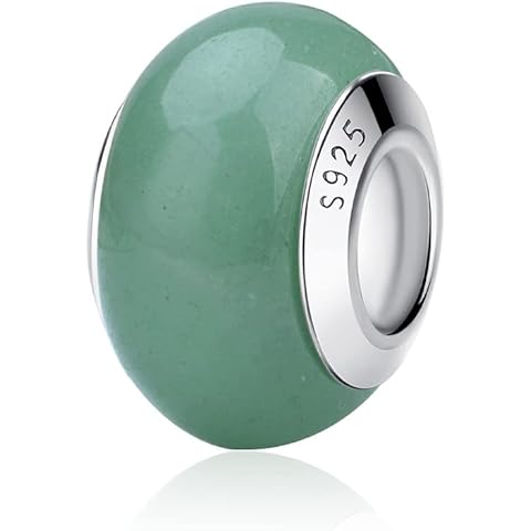 Nbsameng Murano Glass Silver Charm Bead Cover