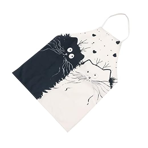 PRETYZOOM Delantal Manualidades Delantal De Pintura Delantal De Gato Delantal Bata Delantal De Cocina Delantal De Animal Resistente Al Agua Y Al Aceite Delantal Para Hornear Delantal De