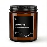 The Diamond Life Home Cherry Riviera Pet Odor Eliminator Candle – Black Cherry, Strawberry & Pineapple – Luxury Odor Neutralizing Candle for Homes with Dogs & Cats – Clean Burn – 9 oz