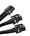 Thsion 12VHPWR PSU Cable for Corsair - 600W 12+4pin PCIe 5.0 / Gen 5 12V-2x6 Type-4 PSU Power Cable Fits RM, HX, AX PSU's only - Connector for GPU - Black