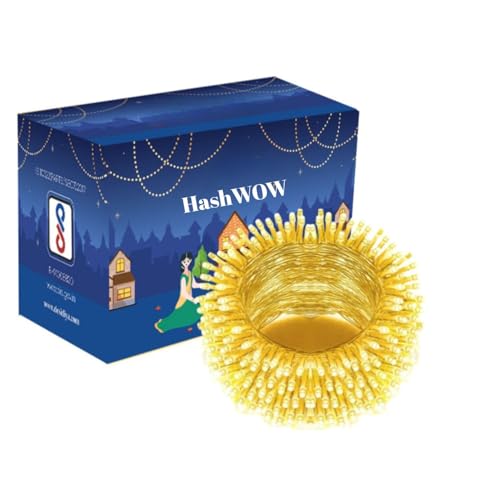 HashWOW® 10 Meter LED Diwali Lights for Decoration for Home. String Light for Decoration | Decorative LED Rice Light | Warm White, Pack of 1, for Diwali, Ganesh Chaturthi, Halloween, Christmas Décor HashWOW® 10 Meter LED Diwali Lights for Decoration for Home. String Light for Decoration | Decorative LED Rice Light | Warm White, Pack of 1, for Diwali, Ganesh Chaturthi, Halloween, Christmas Décor