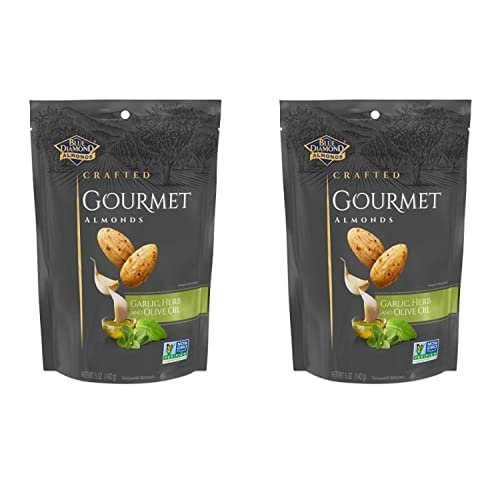 Blue Diamond Almonds Crafted Almonds Garlic,Herb & Olive
