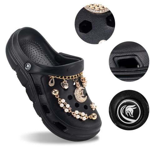 Image of PIMIO Garden Clogs for Women and Men,Slip On Work Shoes with Arch Support,Womens Mens Quick-Dry Water Shoes Casual Sandals,Comfortable Slippers