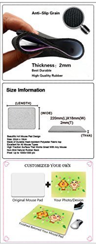 Live The Life You Love, Love The Life You Live Gray Anchor Turquoise Chevron & European Retro Pattern Unique Computer Mouse Pad #TOP4