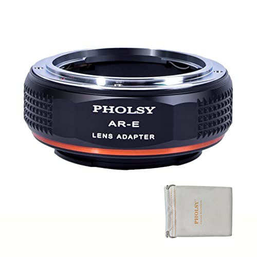 PHOLSY Lens Mount Adapter Compatible with Konica AR Lens to Sony E Mount Camera Body a1 a9ii a7S iii/ii