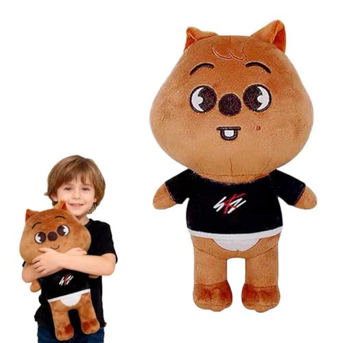 KOMEIYL Atray Kids Peluche, 25cm S-Tray Kids Skzoo Poupée en Peluche, Mignon Personnages Dessins Stray Kid Jouets en Peluch, S'applique Enfants Compagnie Emotionnelle Jouets (D)
