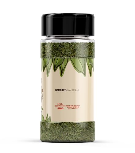 Unpretentious Dill Weed, 5 Tbsp, Light Anise Taste, Garnish