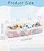 Imagen de Gyxova Organizador de Juguete de Baño Bolsa de Juguetes de Baño Almacenamiento para la Bañera 67 × 14 × 20 cm Red de Organizadores de Juguetes Baño Bolsa Juguetes Bañera con 4 Ganchos Autoadhesivos