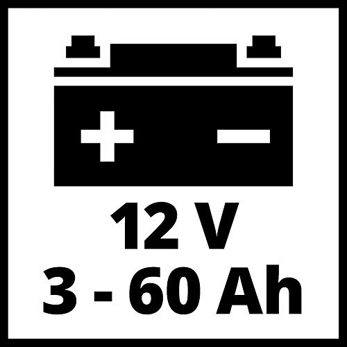 Einhell CE-BC 2 M Caricabatteria auto (220-240 V, di carica 12 V, per batterie 3-60 Ah, corrente carica 2A, mantenitore carica, per batterie gel - AGM - acido, possibile fissaggio a parete)