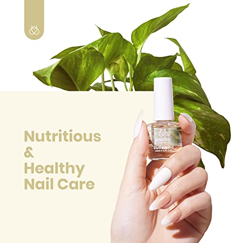 Beetles 7.5Ml Cuticle Oil, Gel Nail Cuticle Oil Care For Dry, Damaged Cuticles, Stronger Nails Spa And Hand Manicure Essentials For Repaired Thin Nails Diy Home Nail Gift For Women #TOP1