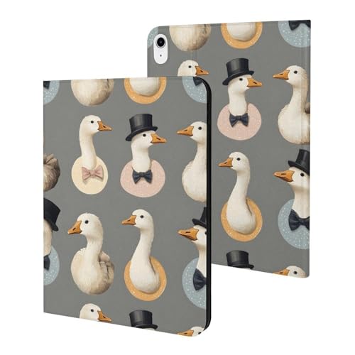 Etui iPad 11 2025 Coque Fine Antichoc iPad 10e Generation Rabat Veille Support Oie