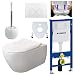 Produktbild Geberit Duofix Vorwandelement, V&B Subway 2.0 spülrandlos, Beschichtung, Delta21, Kpl-Set, WC-Bürste Stehend