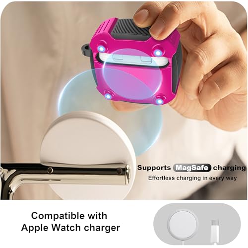 Image of RFUNGUANGO for AirPods 4 Case, Rose Red