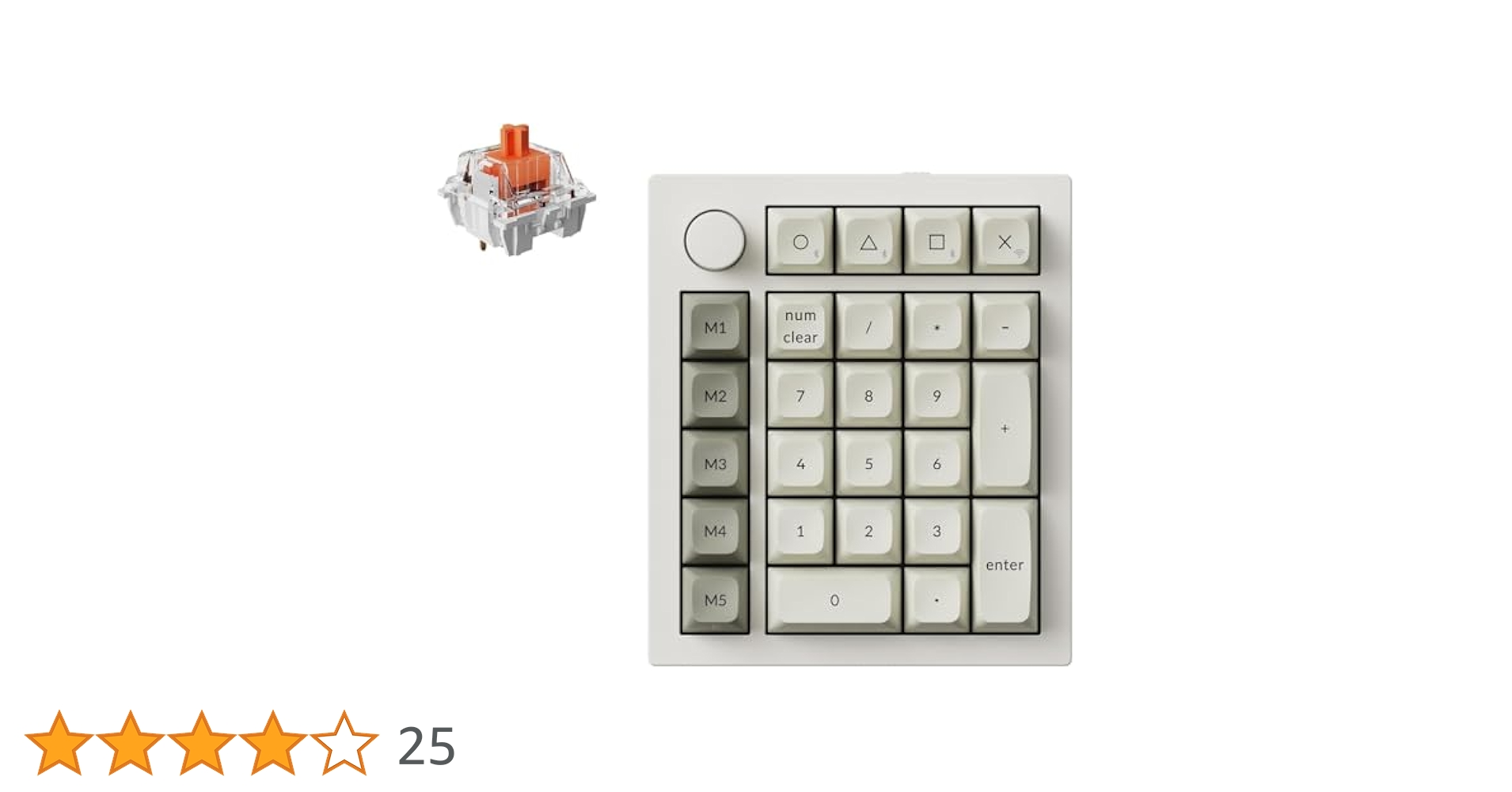 Amazon | 【国内正規品】Keychron Q0 Max QMKカスタム・テンキー