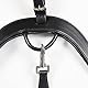 PFIFF 102751 Vorderzeug „Shaped“ Anatomisches Leder Geschirr, Schwarz Cob