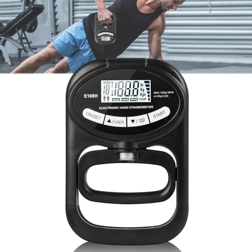 Miniatura 9 de Osdue Dinamómetro De Mano Digital, Dinamómetro De Mano Digital, Entrenador De Agarre Del Dinamómetro De Mano, Entrenador De Fuerza De Agarre De 265 Lb 120 Kg Para Entrenar Dedos Y Muñecas Forma3