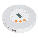 RECHARGEABLE: Le lecteur de CD portable est équipé d'une batterie de 2000mAh intégrée qui peut être complètement chargée en 4 heures et offre jusqu'à 5 heures de temps de lecture.