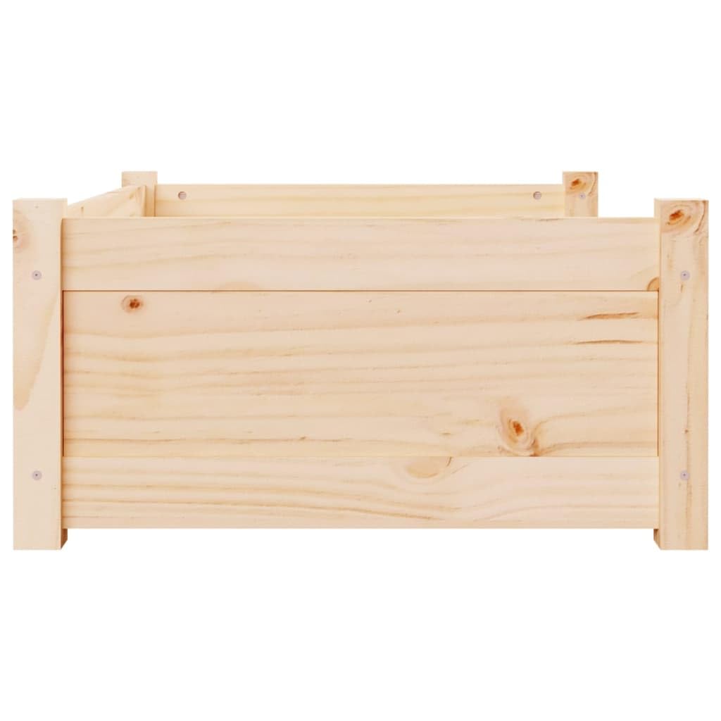 vidaXL Cama para Perros Madera Maciza de Pino 75,5x55,5x28 cm Mascotas Gatos