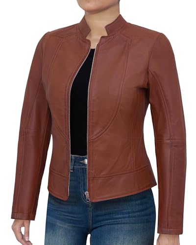 Casual Leather Jackets For Women - Real Lambskin Stylish Casual Womens Leather Jacket