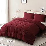 AMGUI King Comforter Set 3 Pieces - Goose Down Alternative with 2 Pillow Shams - Extra Thick - Soft