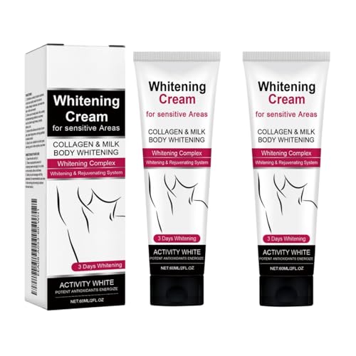 Crème blanchissante corps zones intimes et aisselles soin unifiant hydratant anti-tache