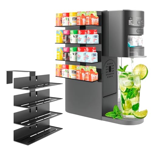 Flavor Pods Holder for Ninja Thirsti WC1001 Soda Maker, Holds 12 Pods Storage Rack for Ninja Thirsties Drink System Soda Machine Syrup Holder Accessories