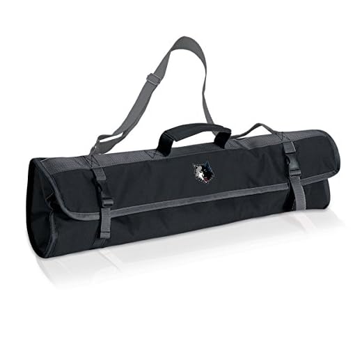 NBA Minnesota Timberwolves 3-Piece BBQ Tool Set with Carry Tote