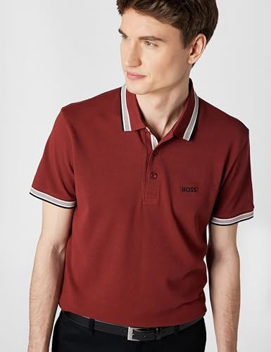 Image of BOSS Mens Paddy Short Sleeve Polo Shirt