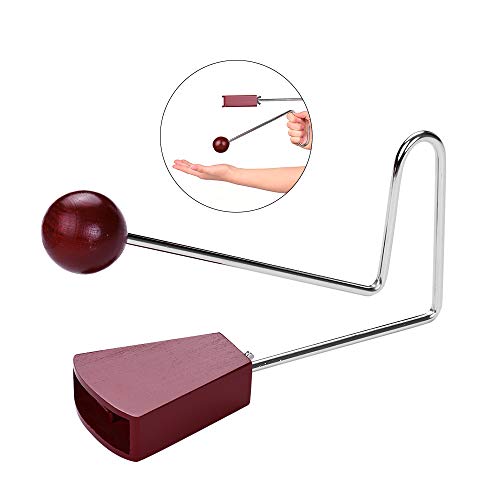 Muslady Wooden Beat Vibraslap Vibra Slap for Children Kids Educational Musical Hand Percussion Instrument Sound Effects