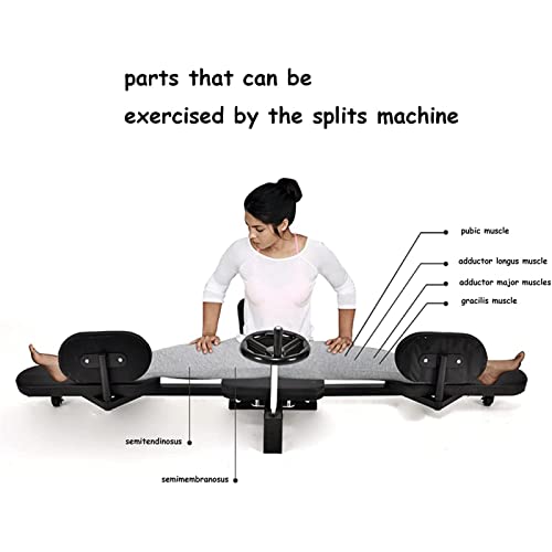 Image of Heavy Duty Leg Splits Machine Splits Trainer Improve Leg Flexibility Stretch Ligament Extends 180 Degrees Shaping The Leg Waist and Hip Line for Home Gym Fitness Dan C (D)