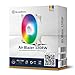 SilverStone Technology Air Blazer 120RW, PWM, ARGB, 120mm, Ventilador Semitransparente, Estructura Blanca, Hidro Rodamientos, SST-AB120RW-ARGB
