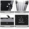 SKYDUE 7 Pockets Expanding File Folder & 5 Pockets Expanding File Folder Black