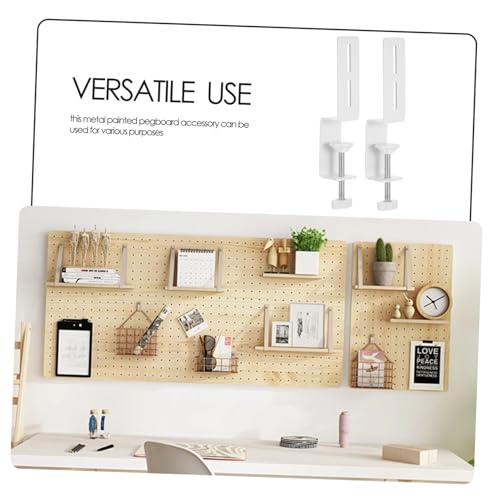 Pinces de fixation stable pour pegboard installation facile sur bureau