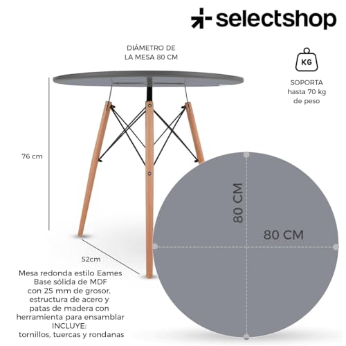 Listado y reviews de Mesa redonda de cristal los 10 mejores. 29 Imagen adicional