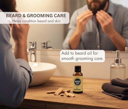 Image of Earth N Pure Sandalwood (Chandan Oil) Essential Oil for Skin- Natural and Therapeutic Grade 50 ml