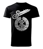 Modisches Shirt Simson Moped DDR Logo Shirt (DE/NL/SE/PL, Alphanumerisch, L, Regular, Regular, Baumwolle)
