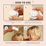 Handmade Heroes Non Aerosol Dry Shampoo Powder 1.8oz 100% Natural & Vegan Volumizing Powder For Dark Hair & Brunette Hair - Image 5