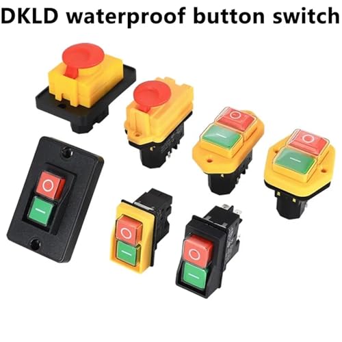 Interruptor electromagnético resistente al agua DZ05 con parada de seguridad CA 250V 4
