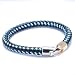 Produktbild Ibralet Lederarmband Für Herren, Klassische Wm Charme Bangle Für Männer Frauen Magnetschnalle Armband Einfaches Geschenk Schmuck Armband Accessoires Festival Paar Geschenk Der Freundschaft