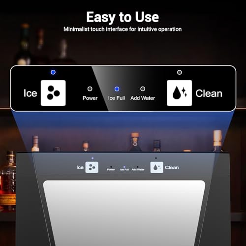 Image of 2'' Clear Ice Ball Maker Machine Countertop, 2pcs Ice Spheres in 40-60mins, Self-Cleaning, Clear Sphere Ice Maker for Whiskey, Bourbon & Cocktails