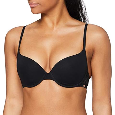 Skiny Women's Damen Schalen BH Smart Cotton Bra, Black, 75C Cover