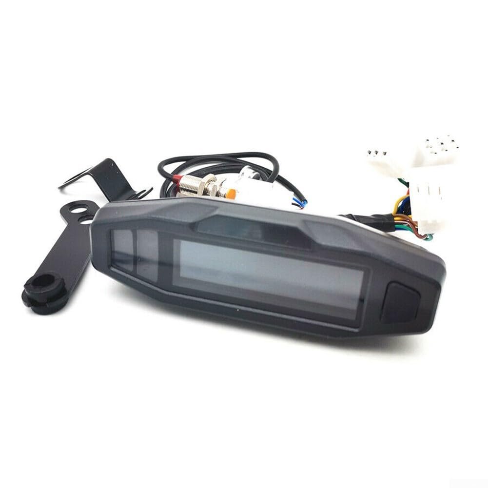 Tachimetro digitale per moto, con retroilluminazione LCD, contachilometri digitale per varie moto