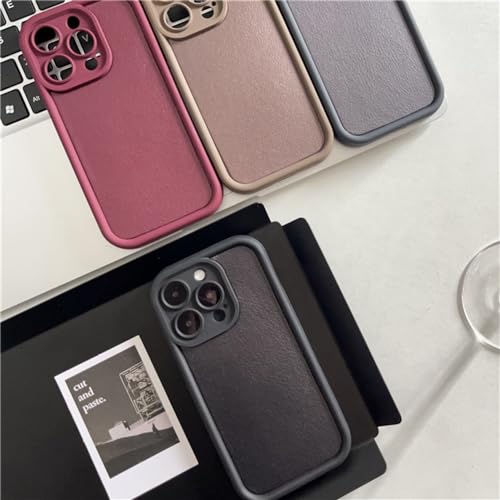 Étui en cuir iPhone 12 évite les bris d'écran et les rayures - 6