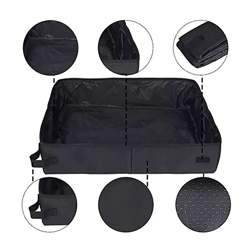 Foldable Cat Litter Tray, Cat Litter Tray, Portable, Waterproof Cat Litter Tray, Travel Cat Litter Tray - Image 4
