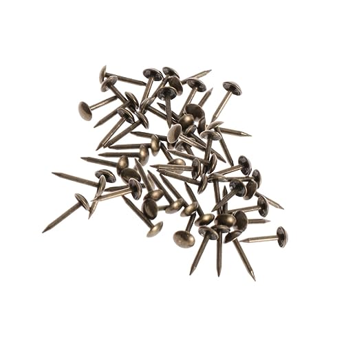 ARTIBETTER 100Piezas Clavos Antiguos Decorativos Clavos Redondos Tapicería y Proyectos de Bricolaje Tachuelas de Muebles y Decoración de Sofás