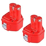 🔋【Spezifikation】Batterietyp: Ni-MH | Spannung: 12V | Kapazität: 4,8Ah / 4800mAh | Ersatz für Makita Akku 12V
