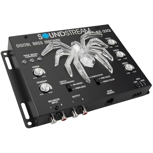 SOUNDSTREAM BX-23Q, Bass Processor - Digital Sound Restoration Machine, Maximizer and Reproducer - Car Audio Booster